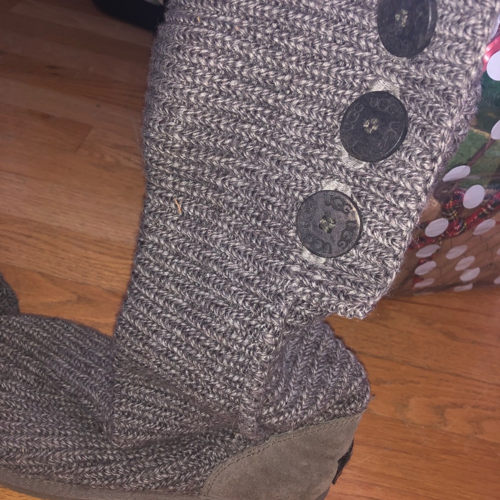 UGG boots, gray